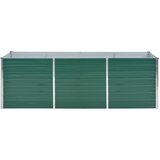  Vrtna sadilica od pocinčanog čelika 240 x 80 x 77 cm zelena | shoptok.hr