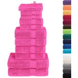  12-dijelni vrhunski set ručnika SOLUND ružičasti 600 gsm | shoptok.hr