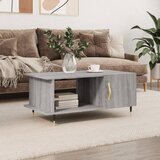 The Living Store Klubska mizica siva sonoma 90x50x40 cm inženirski les - Klubska Mizica, (21574994) | Shoptok.si