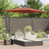  Senčnik Terakota 294 x 200 x 270 cm Poliester in aluminij, (5000187727) | Shoptok.si