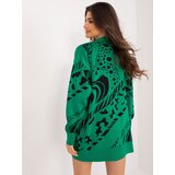 BADU Cardigan-BA-SW-12038.20-black-green | shoptok.hr