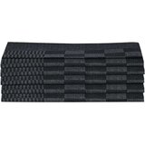  Komplet brisač 50-delni črn in siv bombaž | Shoptok.si