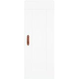  Visoka komoda bijeli 34,5x34x180 cm od konstruiranog drva | shoptok.hr
