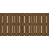  Uzglavlje za krevet boja meda 127,5x3x60 cm masivna borovina | Eponuda.com