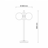  talia 14 stona lampa 3*G9 crna/bakar | ePonuda.com
