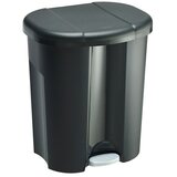 Rotho Kanta za otpad (10 l + 2 x 15 l, Crne boje, Ovalno, Polipropilen) | shoptok.hr