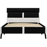  Za krevet od umjetne kože s LED svjetlom crni 90 x 200 cm | shoptok.hr