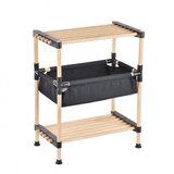 Višenamenska drvena polica sa korpom 50x28x59cm RFS-5001 | ePonuda.com