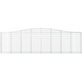  Lučne gabionske košare 5 kom 400x30x100/120cm pocinčano željezo | shoptok.hr