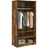  Ormar boja dimljenog hrasta 100 x 50 x 200 cm konstruirano drvo | Eponuda.com
