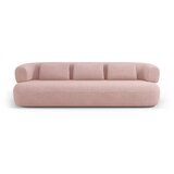 Micadoni Svetlo rožnata sedežna garnitura iz tkanine bouclé 226 cm Jenny – | Shoptok.si