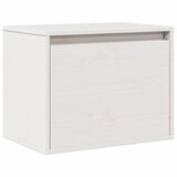 Furnova Stranska omarica bela 45x30x35 cm trdna borovina, (21949650) | Shoptok.si