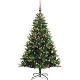  Umjetno rasklopivo božićno drvce 150 LED-a Zelena 150 cm | shoptok.hr