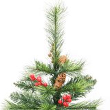  Umjetno božićno drvce sa šarkama, šiškama i bobicama 150 cm | shoptok.hr