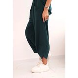Kesi Włoski Cotton set blouse + pants light turquoise | shoptok.hr