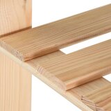  Stalak za pohranu s 5 razina 80x28,5x170 cm od masivne borovine | shoptok.hr
