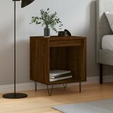 vidaXL Noćni ormarić smeđa boja hrasta 40x35x50 cm konstruirano drvo Cijene