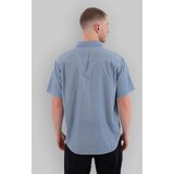 Hurley Ward Cord Shirt worker blue Slike