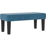 Box Spring Krevet s madracem i klupom Tamno plavi 90x200 cm Baršun | shoptok.hr