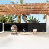 Maison Chic Zložljiva stranska tenda - Senčniki črna 160x1200 cm, (22041432) | Shoptok.si