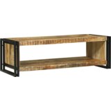 vidaXL Kavna miza 120x50x38 cm Trden grob mangov les | Shoptok.si