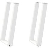  Noge za konzolni stol U-oblik 2 kom Bijele 38 x (72-73) cm Čelik | Eponuda.com