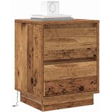  Noćni ormar s ladicama 2 pcs Staro drvo 39 x 34,5 x 50 cm | shoptok.hr