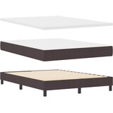  s opruga kutije Tamno smeđa 140 x 190 cm tkanina | shoptok.hr