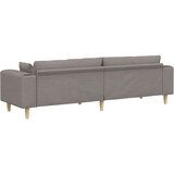  Tkaninska sofa s jastukom Sivo-smeđa 208 cm tkanina | shoptok.hr