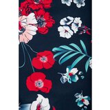 Fenzy Plus Size Kopalke S Cvetličnim Potiskom, Temno Modre | Shoptok.si