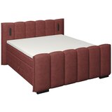 Premium Living Postelja Boxspring Elysia, Bordo, 200x200 | Shoptok.si