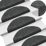 vidaXL Samolepilne preproge za stopnice 10 kosov temno sive 65x21x4 cm, (20753606) | Shoptok.si