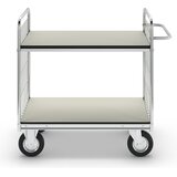 HelgeNyberg Nivojski ESD-voziček SERIJE 300, 2 polici, DxŠxV 1190 x 650 x 1070 mm | Shoptok.si