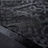 Catherine Lansfield Crna posteljina za bračni krevet od samta 200x200 cm Lattice Cut – | shoptok.hr
