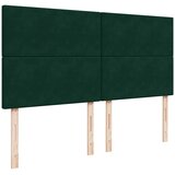  Krevet s oprugama i madracem tamnozeleni 200x200 cm baršunasti | shoptok.hr