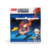 Sluban Şluban kocke, mali vatrogasni helikopter, 80 kom ( A021353 )