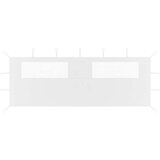 Stranica za paviljon z okni 6x2 m bela, (20703182) | Shoptok.si