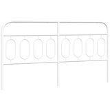  The Living Store Kovinsko vzglavje belo 193 cm - Vzglavje, (21497375) | Shoptok.si