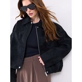 Sinsay Bomber jakna od umjetne brušene kože | shoptok.hr