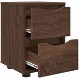  Noćni ormarići s ladicama 2 pcs Smeđi hrast 30 5 x 30 x 43 cm | shoptok.hr
