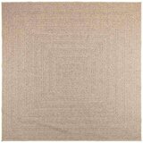  Rug "ZIZUR" Bež 240x240 cm Juta videz Notranje in zunanje | Shoptok.si