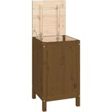 vidaXL Kutija za rublje boja meda 44 x 44 x 76 cm od masivne borovine | shoptok.hr
