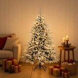  Umjetno božićno drvce s kuglicom 120 cm 150 LED lampica | shoptok.hr