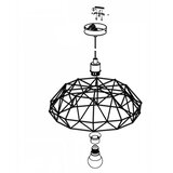 Eglo 49488 - visilica carlton 2 1xE27/60W/230V | Eponuda.com