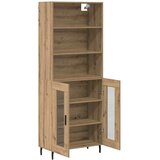  Highboard 2 pcs Umjetnički hrast 69,5 x 32,5 x 180 cm | shoptok.hr