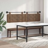  Držeće uzglavlje Boja cappuccina 210 x 55 x 5 cm Lažna koža - Boja cappuccina 200 cm bez LED | shoptok.hr