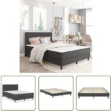 The Living Store Posteljni okvir boxspring sivo blago 180x200 cm - Boxspring Posteljni Okvir, (21737212) | Shoptok.si