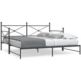 vidaXL Krevet na rasklapanje bez madraca crni 107x203 cm čelik Cijene