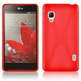Cadorabo Case, združljiv z LG v Candy Apple Red - Zaščitni pokrov iz fleksibilnega silikona TPU, (20596342) | Shoptok.si