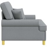  XXL fotelja s jastucima Svjetlosiva Tkanina - Svjetlosiva 85 cm | shoptok.hr